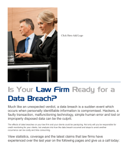 Is Your Law Firm Ready for a Data Breach?