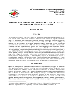 Probabilistic Demand and Capacity Analysis of 3