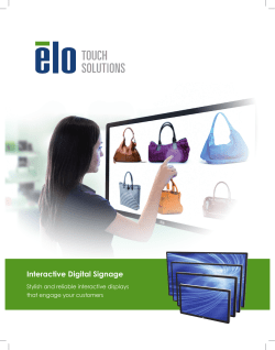 Interactive Digital Signage