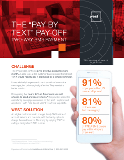 Pay-by-Text Pay-off