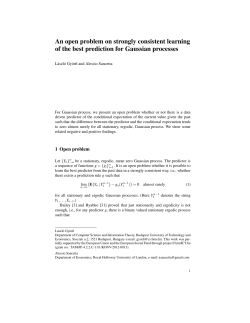 An open problem on strongly consistent learning of the best