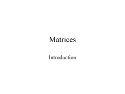 Matrices