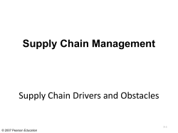 Supply Chain Management