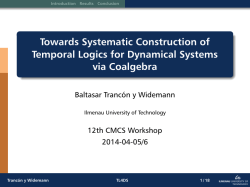 Towards Systematic Construction of Temporal Logics for Dynamical