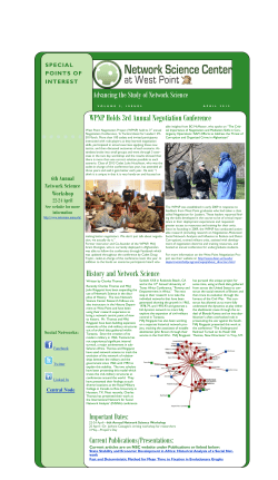 History and Network Science WPNP Holds 3rd Annual