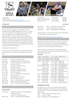 24 May 2017 AIC Week 5