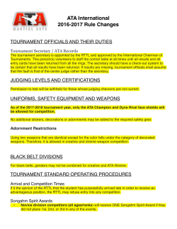 2016-17 Rule changes