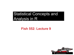 R-project: A free environment for statistical computing