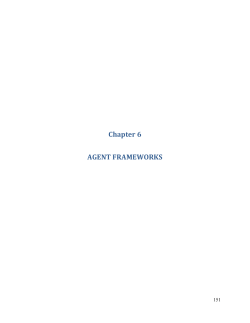 Chapter 6 AGENT FRAMEWORKS