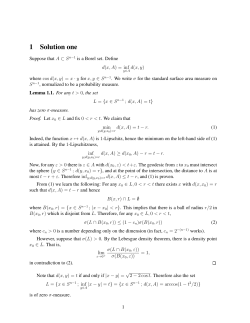 1 Solution one