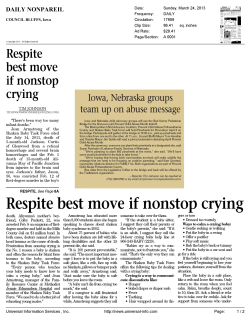 best move Respite best move if nonstop crying