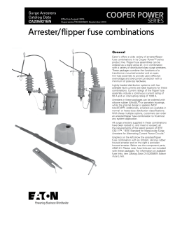 CA235021EN Arrester/Flkipper Fuse Combinations
