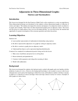 Adjacencies in Three-Dimensional Graphs