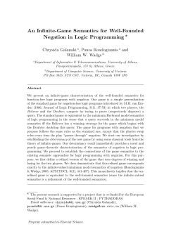 An Infinite-Game Semantics for Well