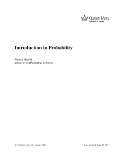 Introduction to Probability