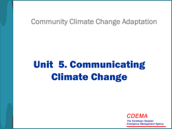 CSCDM Facilitator`s Tool N Unit 5 Presentation 1