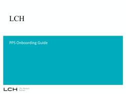 PPS Onboarding Guide