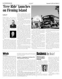 `Free Ride` launches on Fleming Island