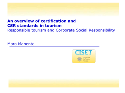 Presentation by Mara Manente