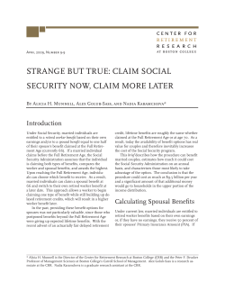 strange but true: claim social security now, claim