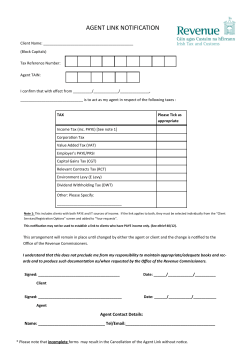 Agent Link Notification Form