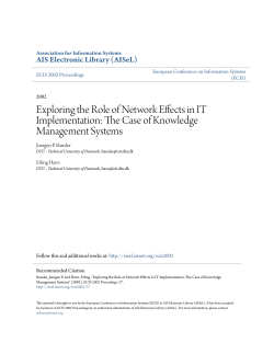 Exploring the Role of Network Effects in IT Implementation: The