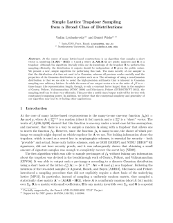 Simple Lattice Trapdoor Sampling from a Broad Class of Distributions