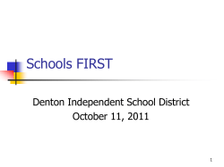 Schools FIRST