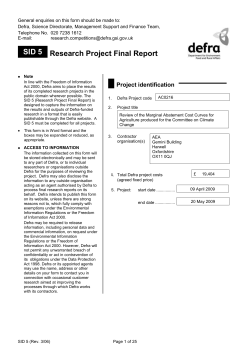Review of the Marginal Abatement Cost Curves for Agriculture