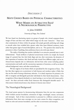 DISCUSSION 2 MATE CHOICE BASED ON