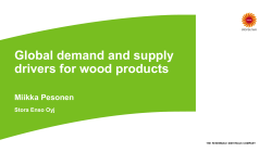 Global demand and supply drivers for wood products