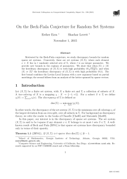 On the Beck-Fiala Conjecture for Random Set Systems