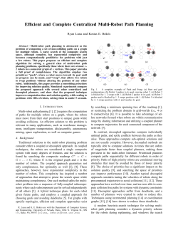 Efficient and Complete Centralized Multi