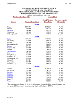 Sellers Guide: Appendix A - Single Family Mortgage Revenue Bond