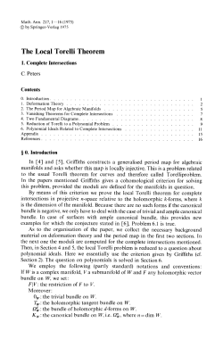 The local Torelli theorem