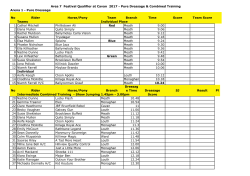 Arena 1 - Pure Dressage No Rider Horse/Pony Team Branch Time
