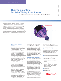 Thermo Scientific Acclaim Trinity P2 Columns
