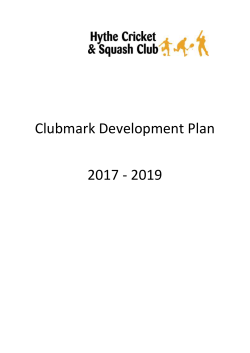 31022_ClubmarkDevelopmentPlan2017-2019