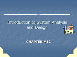 analysis objects