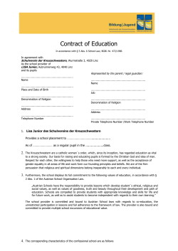 Contract of Education