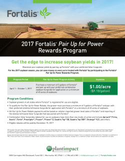2017 Fortalis® Pair Up for Power Rewards Program