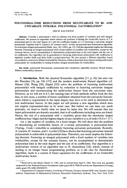 polynomial-time reductions from multivariate to bi