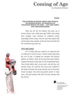 Day in Life, Games children played