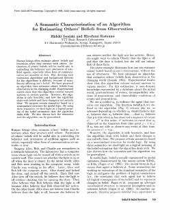 A Semantic Characterization of an Algorithm for Estimating Others