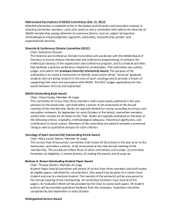 Dec 13, 2012 - North American Society for the Sociology of Sport