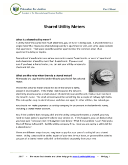 Shared Utility Meters