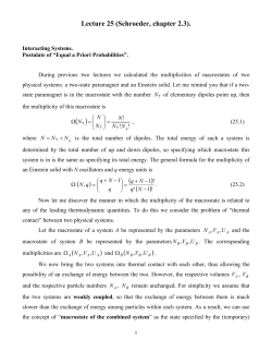 Lecture 25 - McMaster Physics and Astronomy