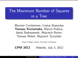 The Maximum Number of Squares in a Tree