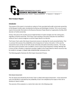 Identify type of risk Analyze probability and impact Apply mitigation