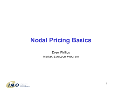 Nodal Pricing Basics